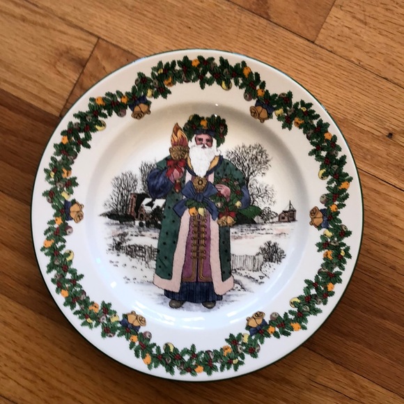 Spode Holiday Spode Christmas Plate British Santa Claus Poshmark